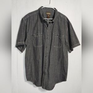 Schmidt Workwear Dark Gray Button Down Shirt XXL